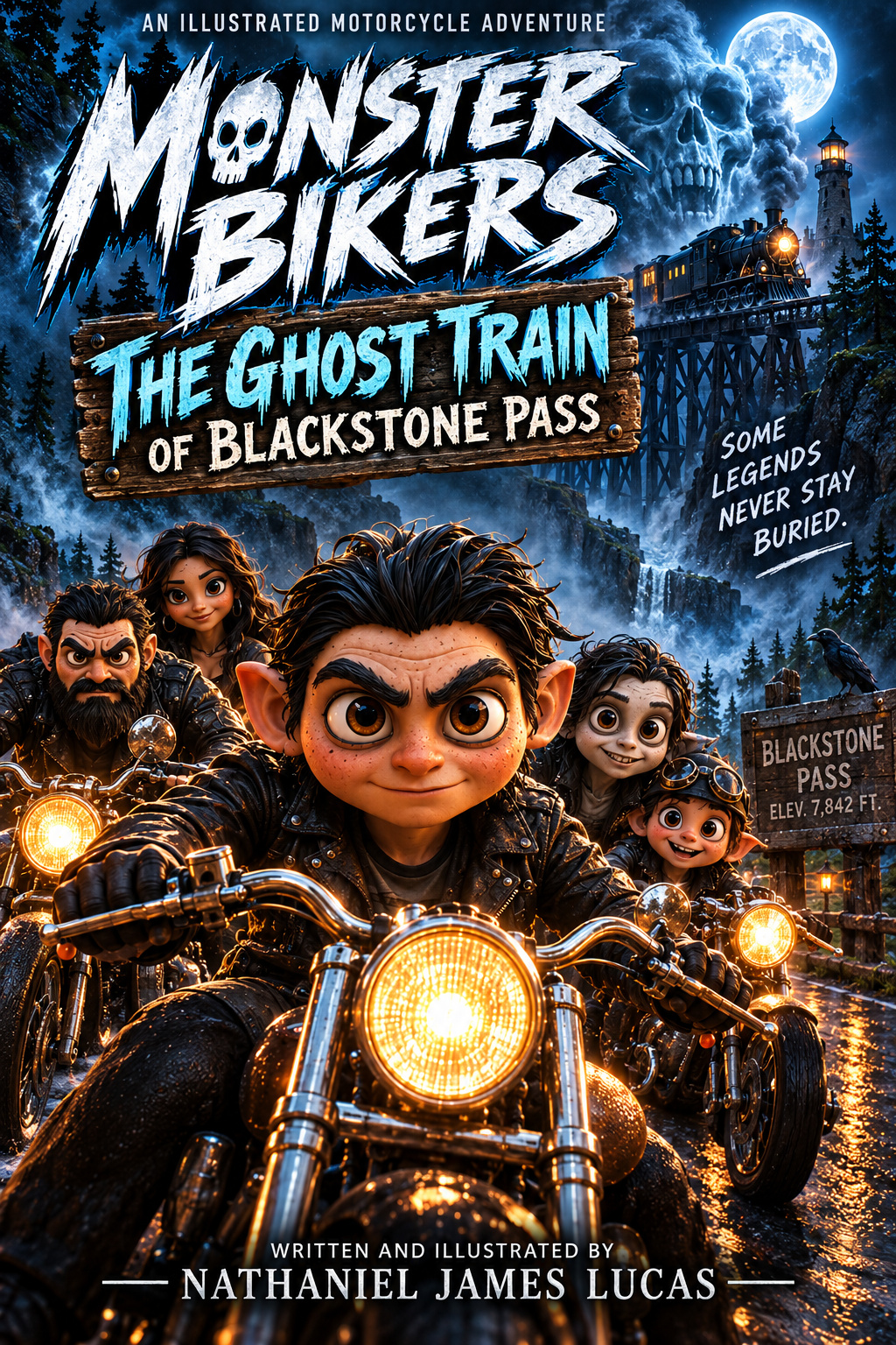 The Ghost Train of Blackstone Pass book cover